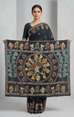 The Rasa Mandala – Hand-Painted Pattachitra Khadi Silk Saree