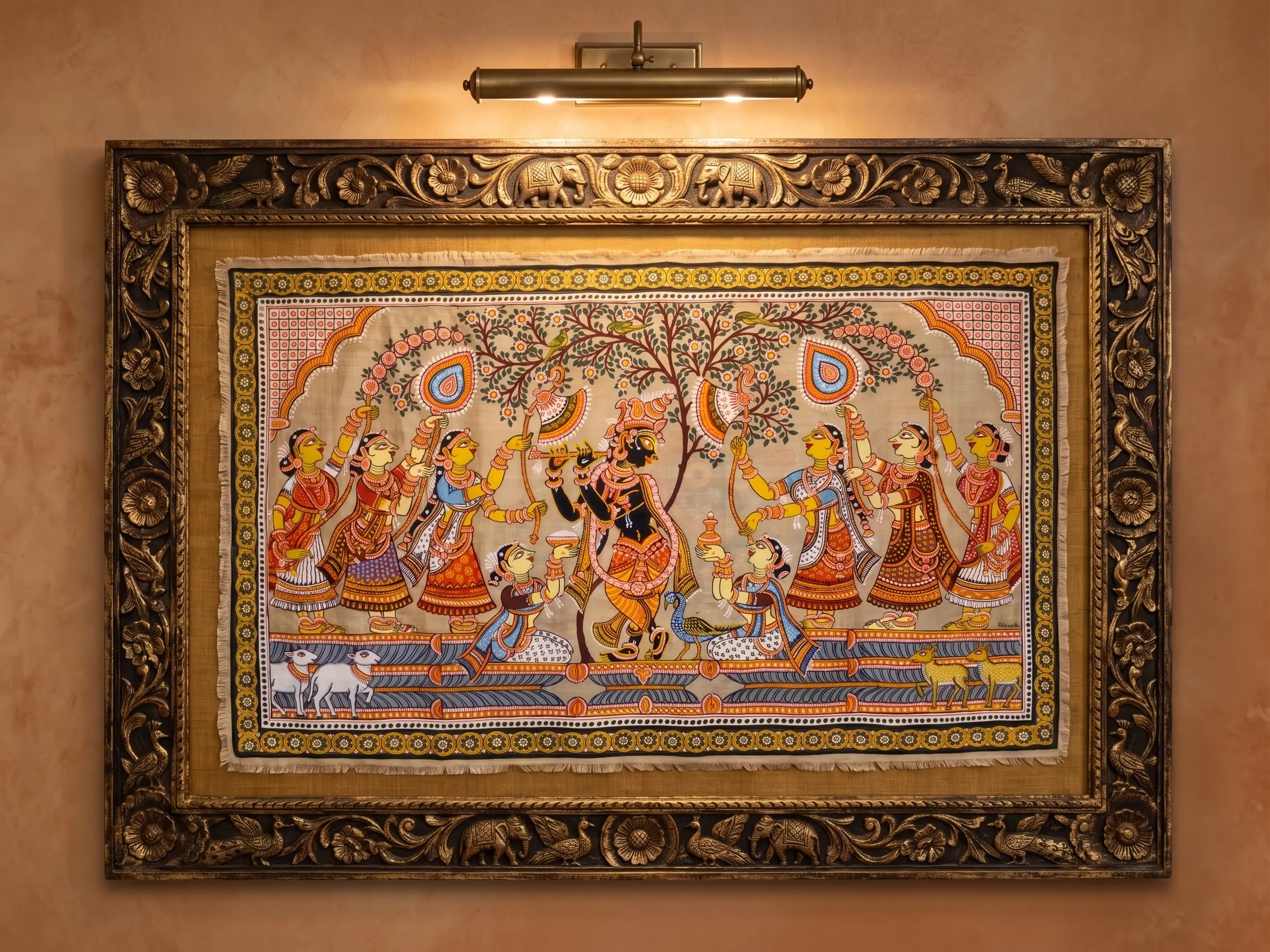 The Celestial Canopy: Krishna Rasleela
