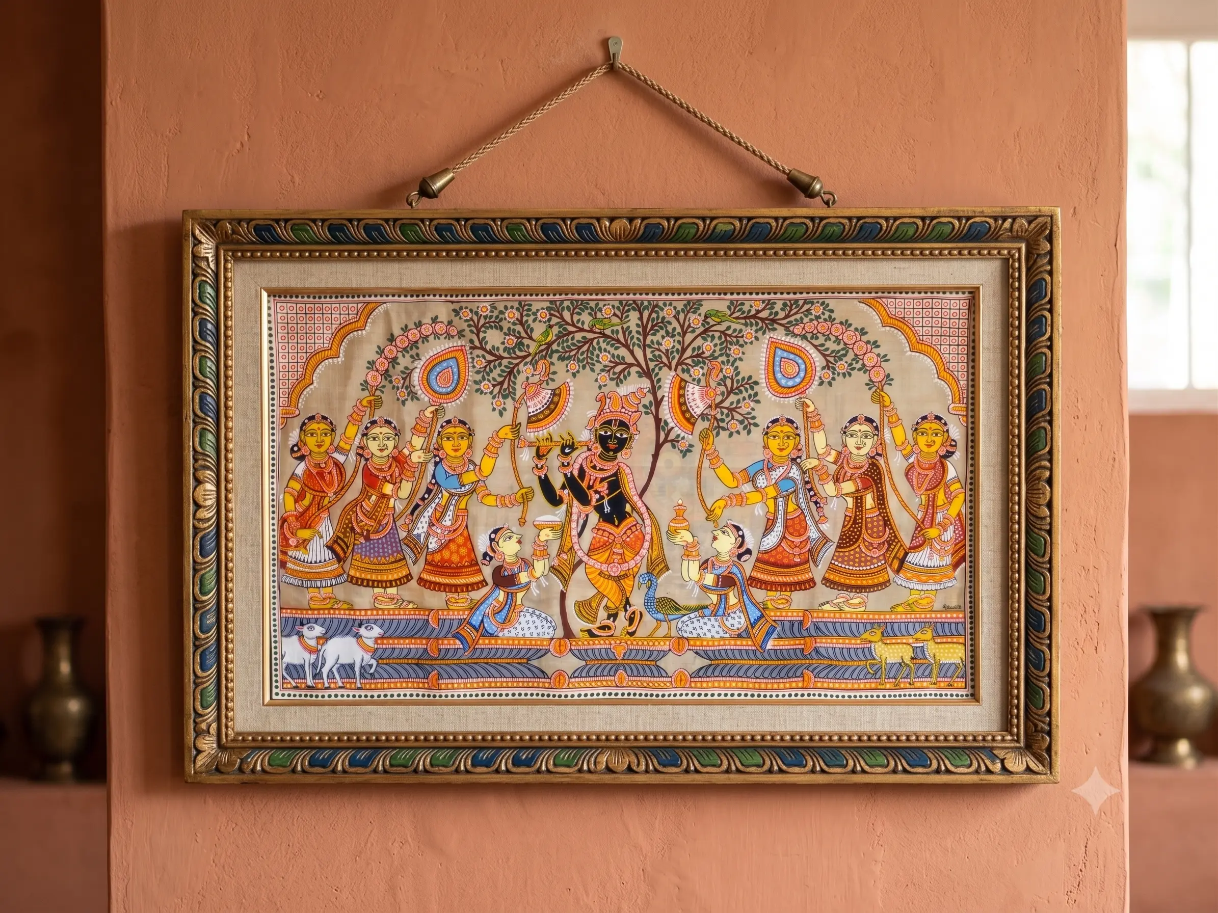 The Celestial Canopy: Krishna Rasleela