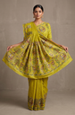 The Jalakanya Nritya – Hand-Painted Pattachitra Khadi Silk Saree